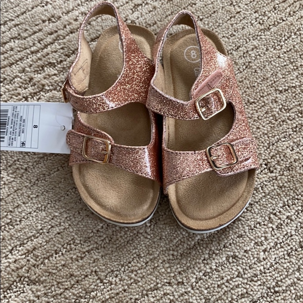 NWT Cat and Jack Rose Gold Sandals